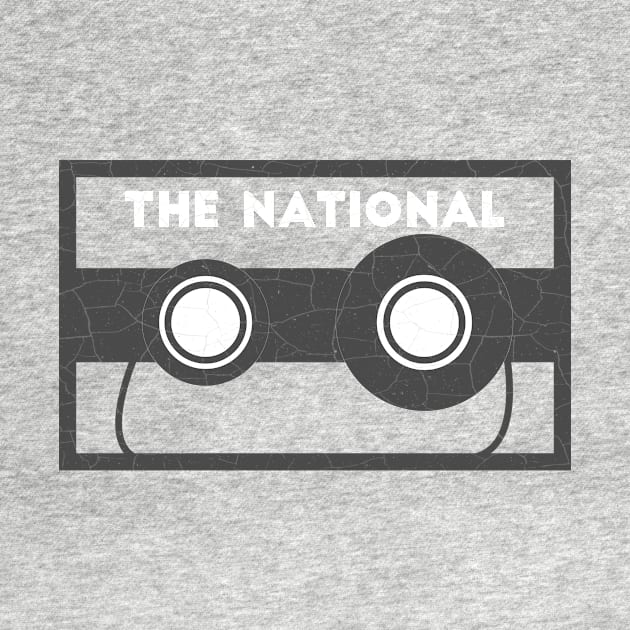 The National Band Logo Cassette Tape Distressed by TheN